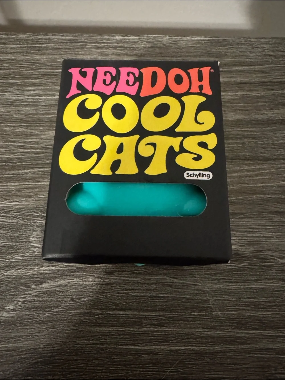 NEEDOH Cool Cats Teal Squishy Toy